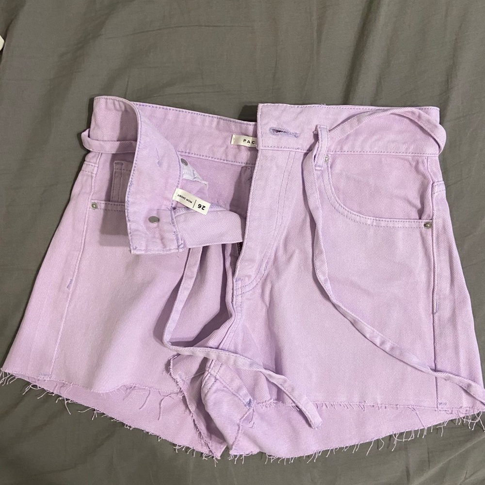 PACSUN Purple Mom Shorts